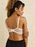 Soutien-gorge dentelle avec armatures grossesse et allaitement Blanc+gris ardoise+Noir imprimé 5 - vertbaudet enfant 