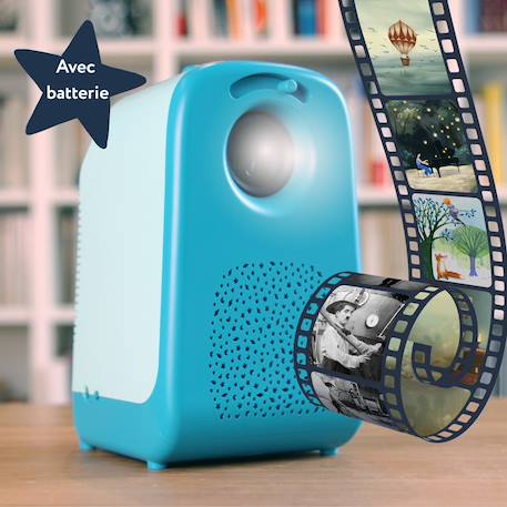 Vidéoprojecteur sur batterie pour enfants 3-10 ans Bleu 1 - vertbaudet enfant 
