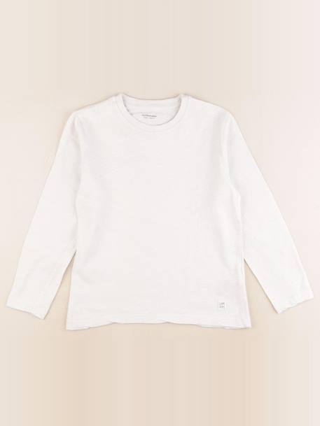 Tee-shirt - 8 ans Blanc 1 - vertbaudet enfant 