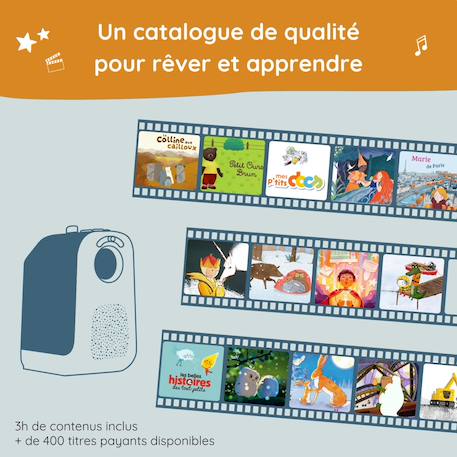 Vidéoprojecteur sur batterie pour enfants 3-10 ans Bleu 6 - vertbaudet enfant 