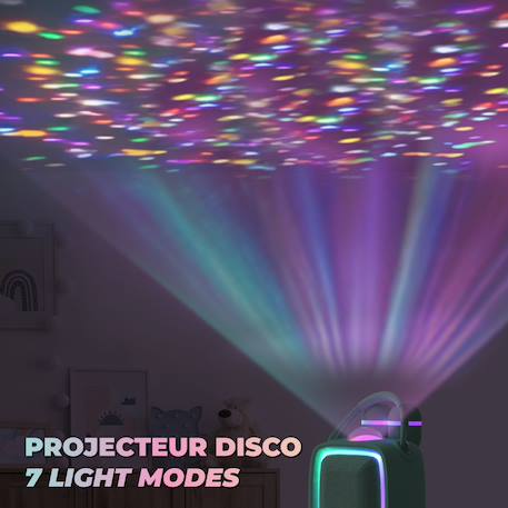 Enceinte & karaoké lumineuse - singy party bleu Vert d'eau 6 - vertbaudet enfant 