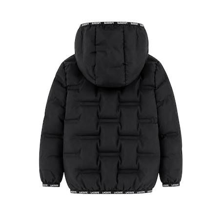 Doudoune à capuche enfant Gris antra+Noir, blanc 6 - vertbaudet enfant 