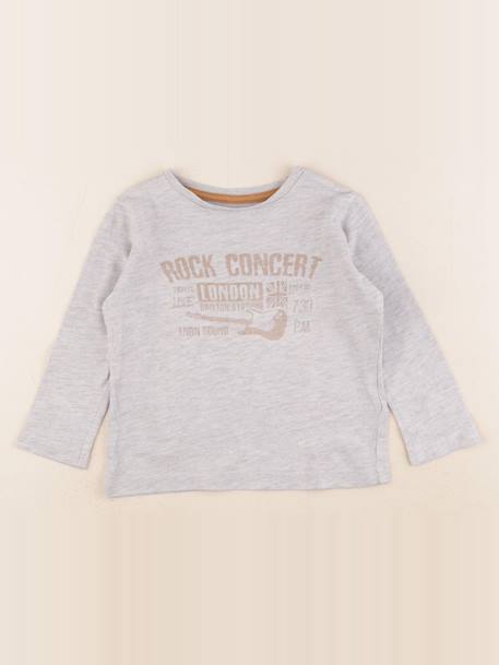 Tee-shirt - 2 ans Gris 1 - vertbaudet enfant 