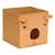 Panier de rangement pliable capybara - joey Marron 2 - vertbaudet enfant 