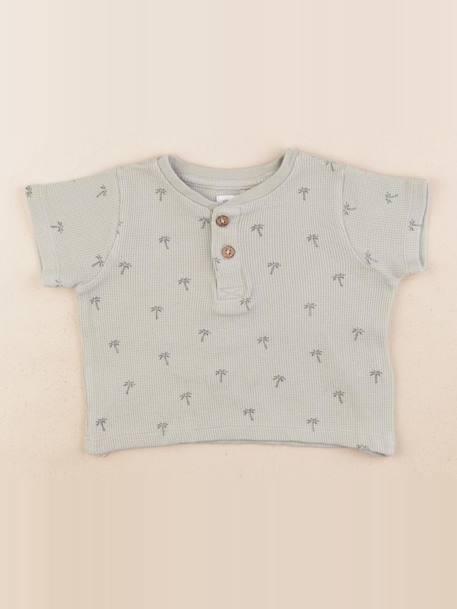 Tee-shirt - 6 mois Vert 1 - vertbaudet enfant 