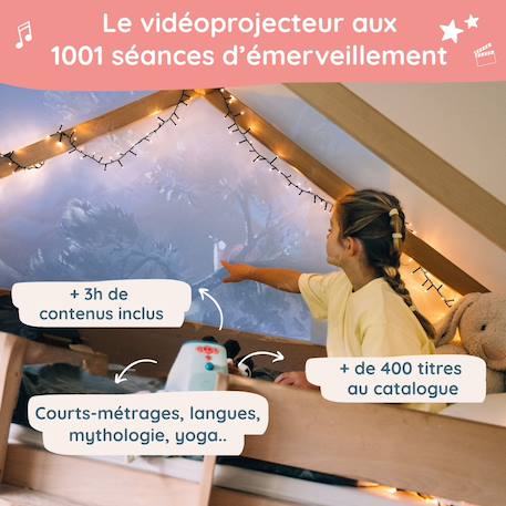 Vidéoprojecteur sur batterie pour enfants 3-10 ans Bleu 2 - vertbaudet enfant 