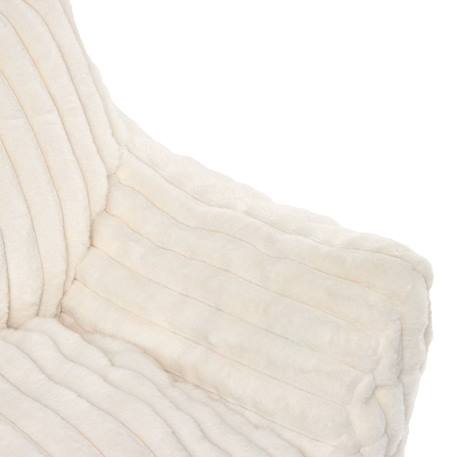 Fauteuil côtelé compressé - muzi Blanc 4 - vertbaudet enfant 