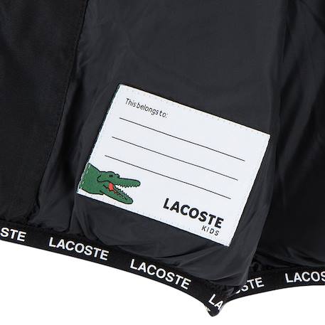 Doudoune à capuche enfant Gris antra+Noir, blanc 8 - vertbaudet enfant 