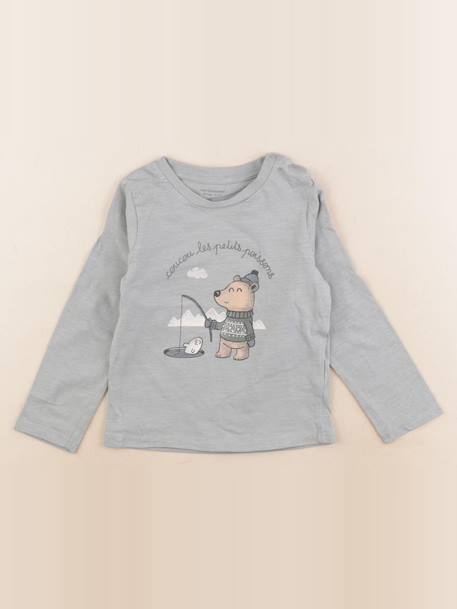 Tee-shirt - 36 mois Vert 1 - vertbaudet enfant 