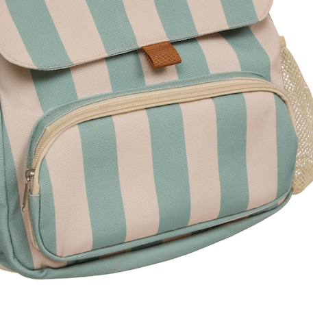 Sac à dos enfant basco avec pochette isolante 6l rayé Vert 4 - vertbaudet enfant 