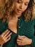 Robe imprimée gaze de coton grossesse et allaitement Vert 6 - vertbaudet enfant 
