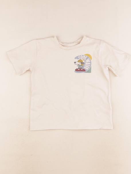 Tee-shirt - 5 ans Beige 1 - vertbaudet enfant 