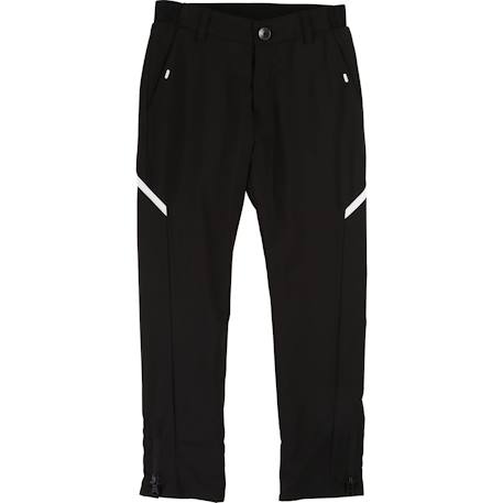 Pantalon garçon en laine Noir/blanc 3 - vertbaudet enfant 