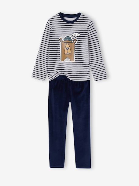 Garçon-Lot de 2 pyjamas garçon velours