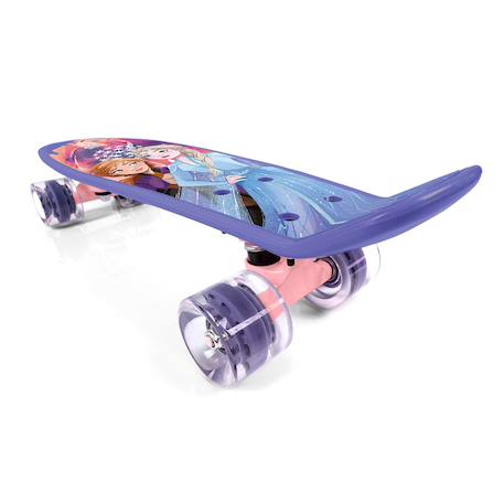Penny board enfant frozen II violet bleu Violet-bleu 3 - vertbaudet enfant 