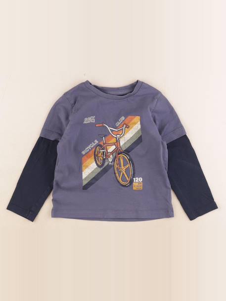 Tee-shirt - 4 ans Bleu 1 - vertbaudet enfant 