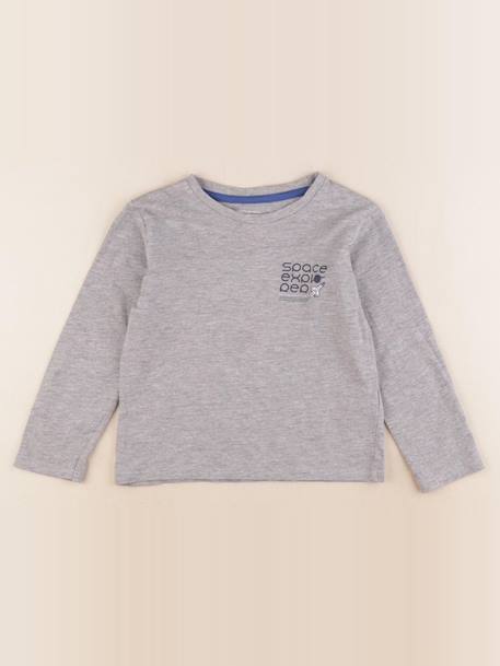 Tee-shirt - 5 ans Gris 1 - vertbaudet enfant 