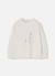 T-shirt fille en maille avec noeud Blanc 1 - vertbaudet enfant 
