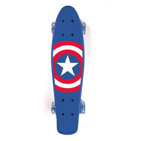 Penny board captain america Bleu-rouge-blanc 5 - vertbaudet enfant 