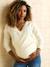 Pull devant/dos grossesse et allaitement beige+Blanc 15 - vertbaudet enfant 