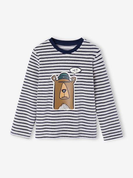 Lot de 2 pyjamas garçon velours marine 3 - vertbaudet enfant 