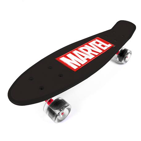 Penny board enfant marvel Noir-rouge-blanc 1 - vertbaudet enfant 