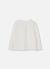 T-shirt fille en maille avec message Blanc 3 - vertbaudet enfant 