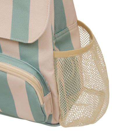 Sac à dos enfant basco avec pochette isolante 6l rayé Vert 3 - vertbaudet enfant 
