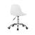 Chaise de bureau enfant à roulettes ajustable piètement chromé - manel Beige+Blanc+Moutarde+Rose pâle+Vert clair 8 - vertbaudet enfant 