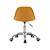 Chaise de bureau enfant à roulettes ajustable piètement chromé - manel Beige+Blanc+Moutarde+Rose pâle+Vert clair 16 - vertbaudet enfant 