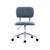 Chaise de bureau enfant à roulettes ajustable tissu chenille - amory kid Beige+Bleu+Kaki 9 - vertbaudet enfant 