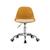 Chaise de bureau enfant à roulettes ajustable piètement chromé - manel Beige+Blanc+Moutarde+Rose pâle+Vert clair 15 - vertbaudet enfant 