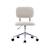 Chaise de bureau enfant à roulettes ajustable tissu chenille - amory kid Beige+Bleu+Kaki 3 - vertbaudet enfant 