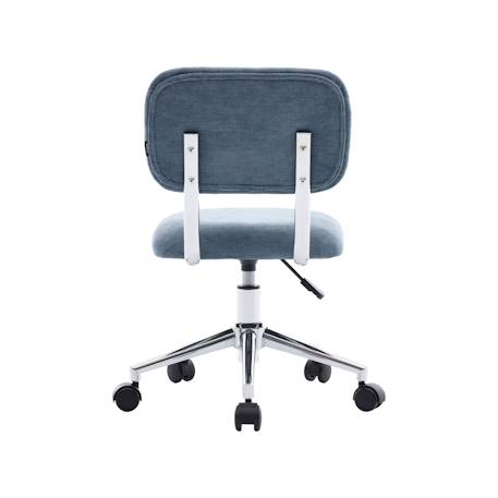 Chaise de bureau enfant à roulettes ajustable tissu chenille - amory kid Beige+Bleu+Kaki 10 - vertbaudet enfant 