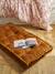 Matelas de sol en velours 60 x 120 cm caramel+rose 2 - vertbaudet enfant 