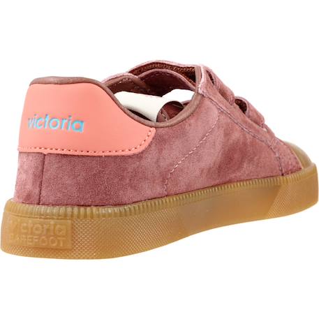 Baskets fille à scratch Rose malva 3 - vertbaudet enfant 