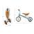 Draisienne Tricycle Kinderkraft CUTIE avec Selle Réglable, Roues EVA Increvables, Guidon Sécurisé et Poignées TPR Bleu 6 - vertbaudet enfant 