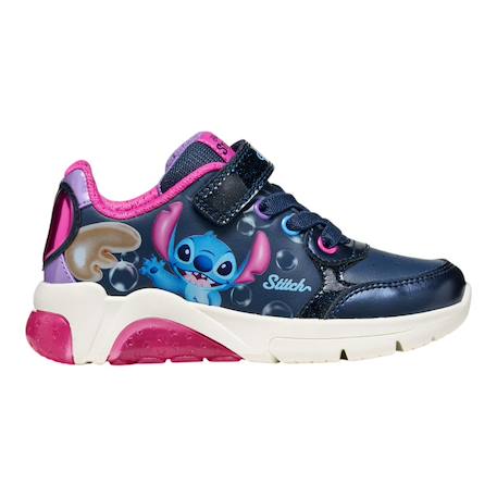 Baskets fille Stitch Bleu marine/fuchsia 1 - vertbaudet enfant 