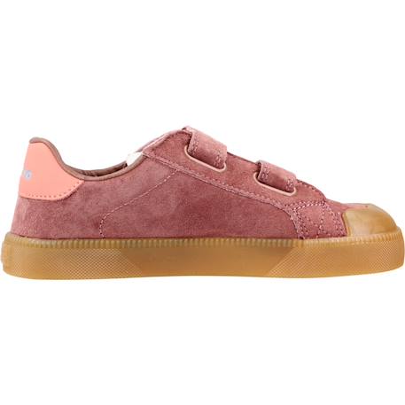 Baskets fille à scratch Rose malva 1 - vertbaudet enfant 