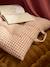 Matelas de sol en coton vichy moka 2 - vertbaudet enfant 