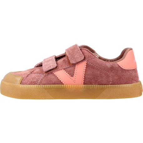 Baskets fille à scratch Rose malva 2 - vertbaudet enfant 