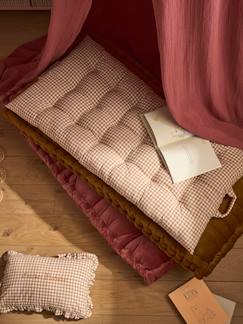 Linge de maison et décoration-Décoration-Matelas de sol, coussin-Futon-Matelas de sol en coton vichy