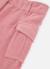 Jupe fille en velours côtelé fin avec poches cargo Rose 4 - vertbaudet enfant 