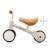 Draisienne Tricycle Kinderkraft CUTIE avec Selle Réglable, Roues EVA Increvables, Guidon Sécurisé et Poignées TPR Beige+Rose 4 - vertbaudet enfant 