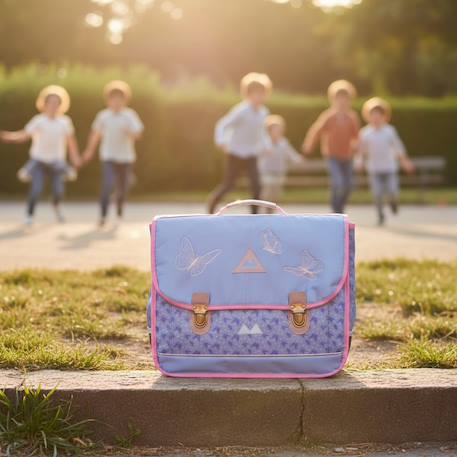 Cartable poids plume liberty 38 cm Lila 2 - vertbaudet enfant 