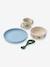Coffret repas Vivi - bleu foncé+bleu pâle+écru+rose pâle+rose poudré+vert d'eau 3 - vertbaudet enfant 