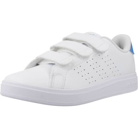 Baskets garçon basses à scratch Blanc 4 - vertbaudet enfant 