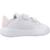 Baskets fille à scratch Blanc white 1 - vertbaudet enfant 