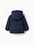 Doudoune avec capuche et doublure en polaire Bleu foncé+Rose 3 - vertbaudet enfant 