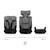 Siège auto Kinderkraft I-COMFY i-Size 76-150 cm évolutif 3 en 1 sans isofix Noir Gris+Noir+Rosa 2 - vertbaudet enfant 